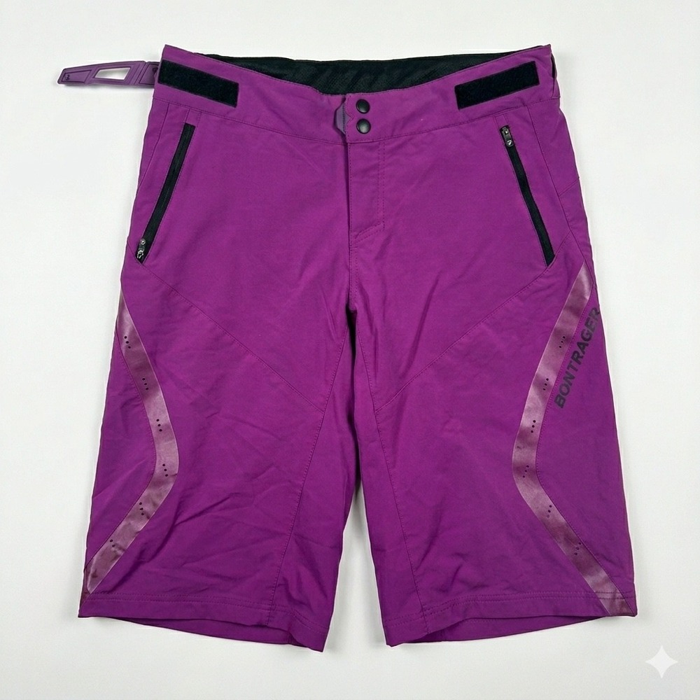 Bontrager Lithos Mountain Bike Shorts Purple Lotus MTB Trail Style 12001